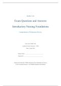 NURS 1101 EXAM QUESTIONS AND ANSWERS&period;