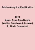 Adobe Analytics Certification PDF &vert; Practice Exam & Study Guide