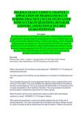 Pharmacology Lehne Test Study Guide 2025&sol;2026 Accurate Questions and Correct Detailed Answers with Rationales &vert; 100&percnt; Guaranteed Pass Newest Version