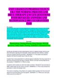 Unit 1 Basics in Pharmacology Test Study Guide 2025&sol;2026 Accurate Questions and Correct Detailed Answers with Rationales &vert; 100&percnt; Guaranteed Pass Newest Version