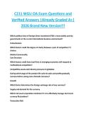 C211 WGU OA Exam Questions and  Verified Answers &vert;Already Graded A&plus;&vert;  2026 Brand New Version&excl;&excl;&excl; 
