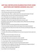 ASPT EKG Certification Examination &ndash; 2026&sol;2027 &vert; Study guide questions with verified answers