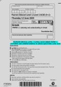 Pearson Edexcel GCSE in Greek &lpar;Level 1&sol;2&comma; 1GK0&rpar; &ndash; Paper 1 Listening and Understanding in Greek Questions June 2025