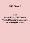 CNS Exam 3 PDF &vert; Clinical Nurse Specialist Practice & Study Guide