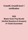 CrossFit Level 1 Certification PDF &vert; CrossFit L1 Exam Prep & Study Guide