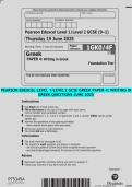 Pearson Edexcel GCSE in Greek &lpar;Level 1&sol;2&comma; 1GK0&rpar; &ndash; Paper 4 Writing in Greek Questions June 2025   B