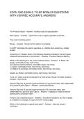 ECON 1500 EXAM 2 TYLER BOWLES QUESTIONS WITH VERIFIED ACCURATE ANSWERS