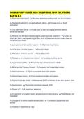 OMSA STUDY GUIDE 2026 QUESTIONS AND SOLUTIONS RATED