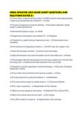 OMSA UPDATED 2026 EXAM SCRIPT QUESTIONS AND SOLUTIONS RATED