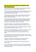 ISYE 6414 EVALUATION EXAM 2026 QUESTIONS AND SOLUTIONS RATED