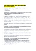 HSC 300 LATEST 2026 EXAM QUESTIONS AND SOLUTIONS RATED
