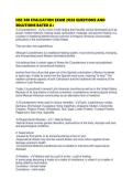HSC 300 EVALUATION EXAM 2O26 QUESTIONS AND SOLUTIONS RATED