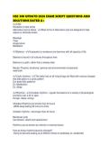 HSC 300 UPDATD 2026 EXAM SCRIPT QUESTIONS AND SOLUTIONS RATED
