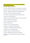 COSTCO FOOD SAFETY STUDY 2026 GUIDE QUESTIONS AND ANSWERS GRADED
