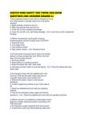COSTCO FOOD SAFETY TEST PAPER 2026 EXAM QUESTIONS AND ANSWERS GRADED