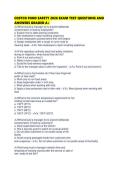 COSTCO FOOD SAFETY 2026 EXAM TEST QUESTIONS AND ANSWERS GRADED 