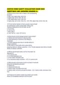 COSTCO FOOD SAFETY EVALUATION EXAM 2026 QUESTIONS AND ANSWERS GRADED