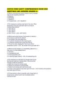 COSTCO FOOD SAFETY COMPREHENSIVE EXAM 2026 QUESTIONS AND ANSWERS GRADED 