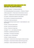 COSTCO FOOD SAFETY FINAL EXAM ACTUAL 2026 QUESTIONS AND ANSWERS GRADED