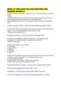 MGMT 311 CORE EXAM TEST 2026 QUESTIONS AND ANSWERS GRADED 