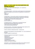 MGMT 311 STUDY GUIDE 2026 EXAM QUESTIONS AND ANSWERS GRADED