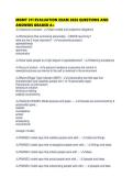 MGMT 311 EVALUATION EXAM 2026 QUESTIONS AND ANSWERS GRADED