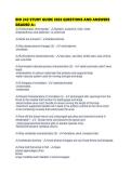 BIO 242 STUDY GUIDE 2026 QUESTIONS AND ANSWERS GRADED