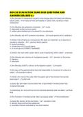 BIO 242 EVALUATION EXAM 2026 QUESTIONS AND ANSWERS GRADED