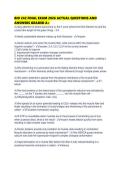 BIO 242 FINAL EXAM 2026 ACTUAL QUESTIONS AND ANSWERS GRADED