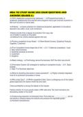 MBA 703 STUDY GUIDE 2026 EXAM QUESTIONS AND ANSWERS GRADED