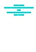 Test Bank for Evidence-Based Practice in Nursing & Healthcare 5th Edition by Melnyk & Fineout-Overholt &ndash; Instant PDF