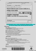 Pearson Edexcel GCSE in English Language 2&period;0 &lpar;Level 1&sol;2&rpar; &ndash; Paper 2 Contemporary Texts Questions June 2025