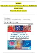 TEST BANK for Understanding Anatomy and Physiology A Visual&comma; Auditory&comma; Interactive Approach 3rd Edition by Gale Sloan Thompson &vert; Verified Chapter's 1 - 25 &vert; Complete Newest Version