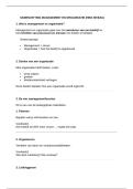Samenvatting Management en Organisatie HBO &vert; Strategie&comma; SWOT&comma; DESTEP & Tentamenvoorbereiding