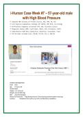 i-Human Case Week &num;7 &ndash; 57-year-old male with High Blood Pressure