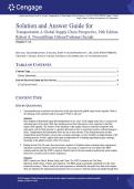 Solution Manual Transportation A Global Supply Chain Perspective 10th Edition by Robert A Novack&comma; Brian Gibson&comma; and Yoshinori Suzuki With Detailed Chapter Solutions&comma; Answer Key&comma; and Complete Study Resource