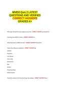 MN553 Quiz 2 LATEST QUESTIONS AND VERIFIED CORRECT ANSWERS GRADED A&plus; 100- GUARANTEED PASS&period;docx