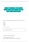 CHIA HOTEL MATH FUNDAMENTALS QUESTIONS WITH CORRECT ANSWERS