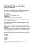 BSNC 6000 MODULES 1 & 2&colon; CHF&comma; COPD&comma;  ARRHYTHMIAS QUESTIONS WITH VERIFIED  ACCURATE ANSWERS