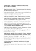 BSNC 6000 FINAL QUESTIONS WITH VERIFIED ACCURATE ANSWERS