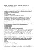BSNC 6000 MOD&period; 1 QUESTIONS WITH VERIFIED ACCURATE ANSWERS