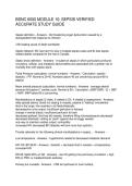 BSNC 6000 MODULE 10 SEPSIS VERIFIED ACCURATE STUDY GUIDE