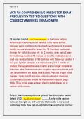 VATI RN COMPREHENSIVE PREDICTOR EXAM &vert;  FREQUENTLY TESTED QUESTIONS WITH  CORRECT ANSWERS &vert; BRAND NEW&excl;