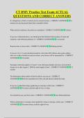 CT DMV Practice Test Exam ACTUAL  QUESTIONS AND CORRECT ANSWERS