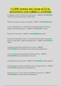 CT DMV Practice Test 3 Exam ACTUAL  QUESTIONS AND CORRECT ANSWERS