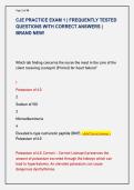 CJE PRACTICE EXAM 1 &vert; FREQUENTLY TESTED  QUESTIONS WITH CORRECT ANSWERS &vert;  BRAND NEW&excl;