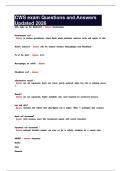 CWS exam Questions and Answers Updated 2026