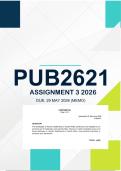 PUB2621 Assignment 3 2026 - Due 29 May 2026