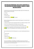 RASMUSSEN NUR 2502 MULTIDIMENSIONAL CARE 3 EXAM BUNDLE &vert; ACTUAL QUESTIONS AND VERIFIED ANSWERS &vert; GRADED A&plus; &vert;BRAND NEW 2026 UPDATE&excl;&excl;&excl;&excl;