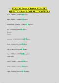 HIM 2360 Exam 1 Review UPDATED  QUESTIONS AND CORRECT ANSWERS